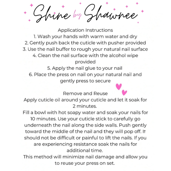 Handmade Luxury Press-On Nails | Sturdy & Reusable | FALL FOR ME - Picture 4 of 5